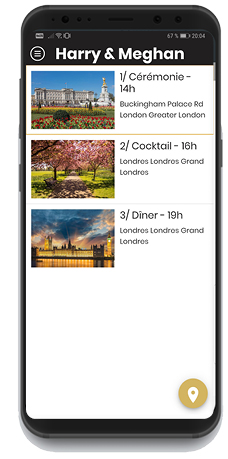 application mobile mariage offerte