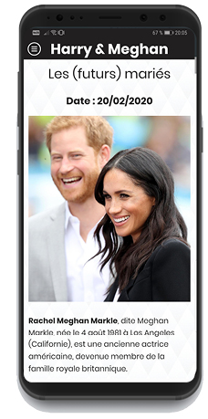 application mobile mariage offerte