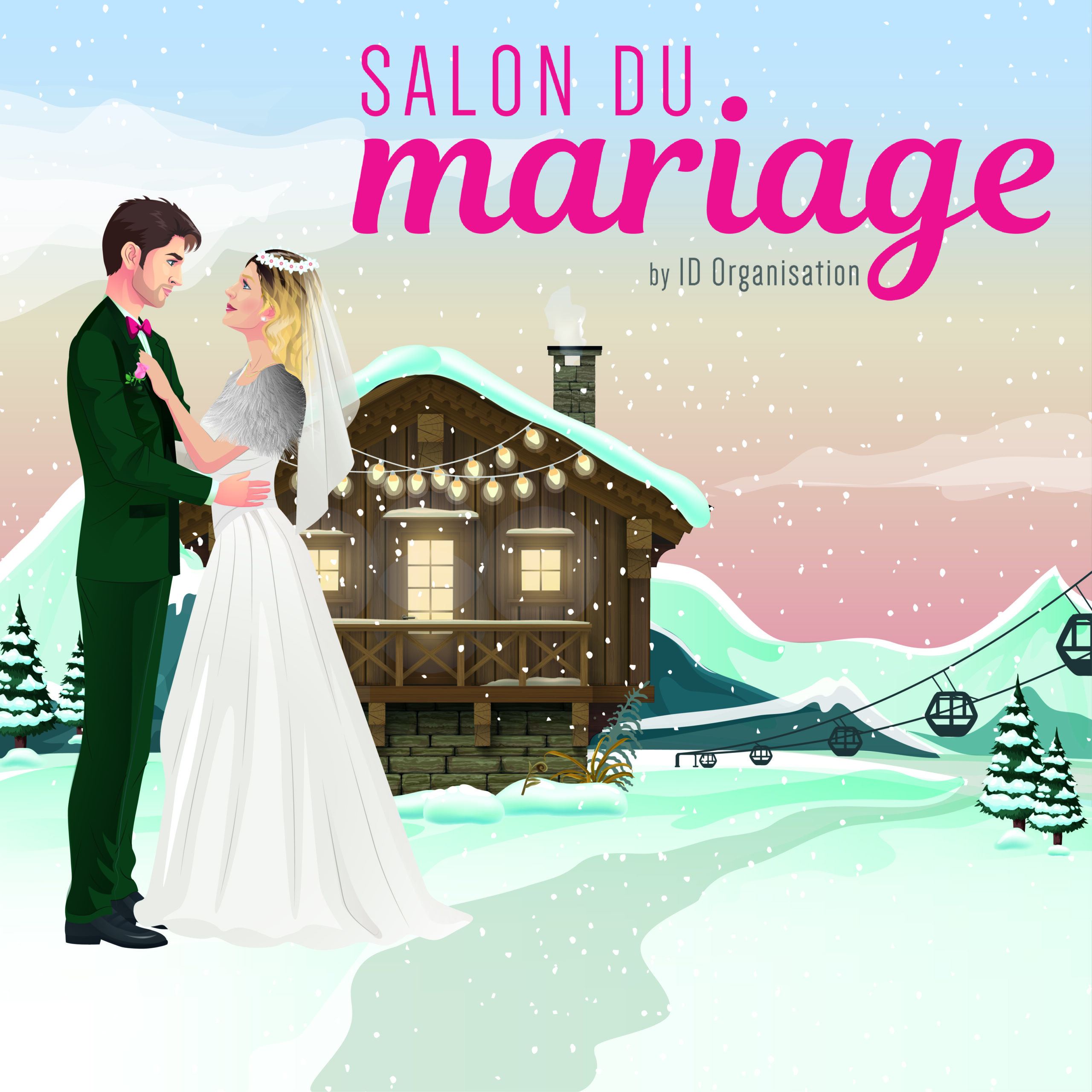 Affiche du salon du maroage de cannes mandelieu 2023